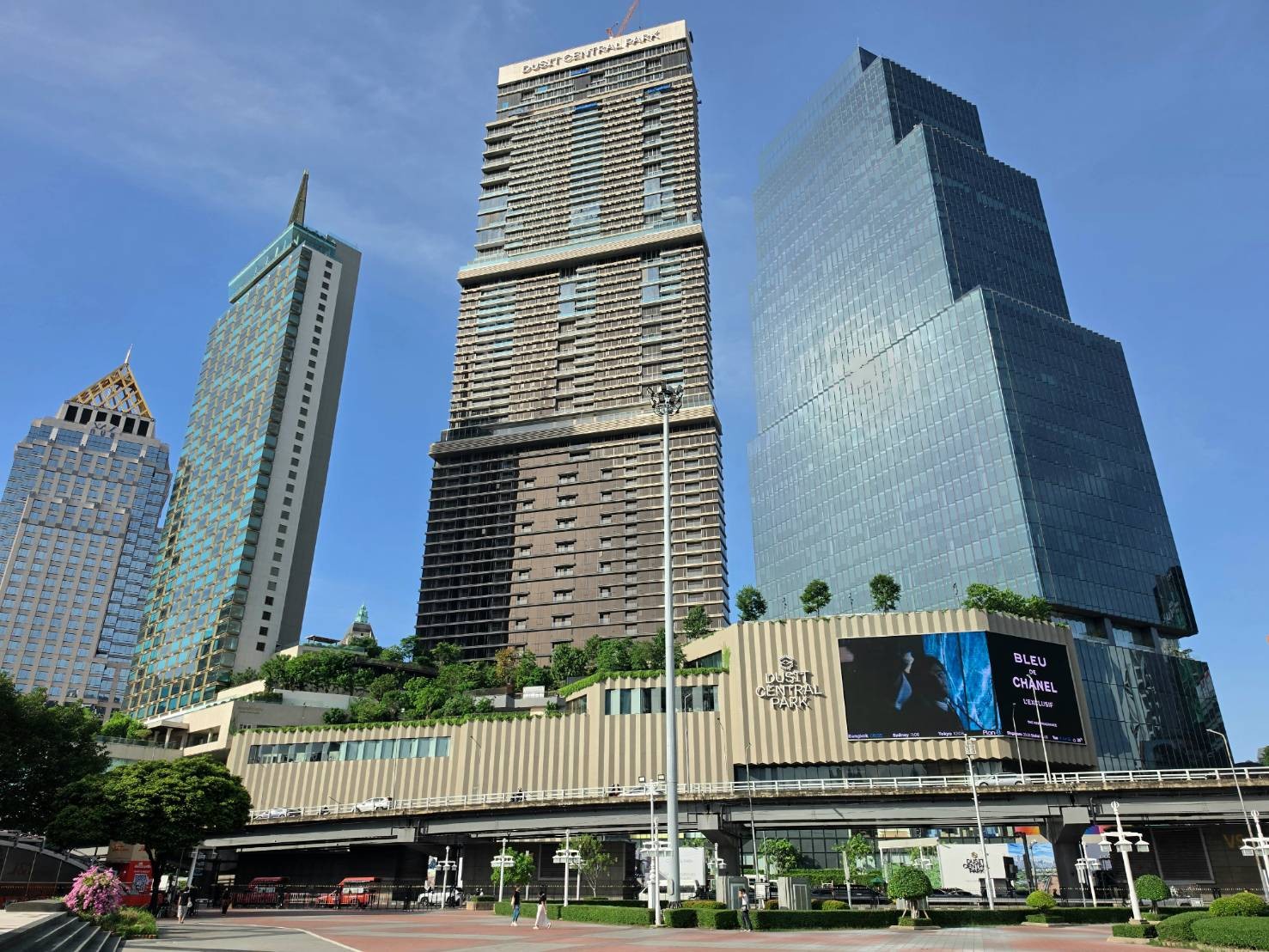 Dusit Central Park<br>ปริมาณงาน Post-tension 91,394 sq.m.